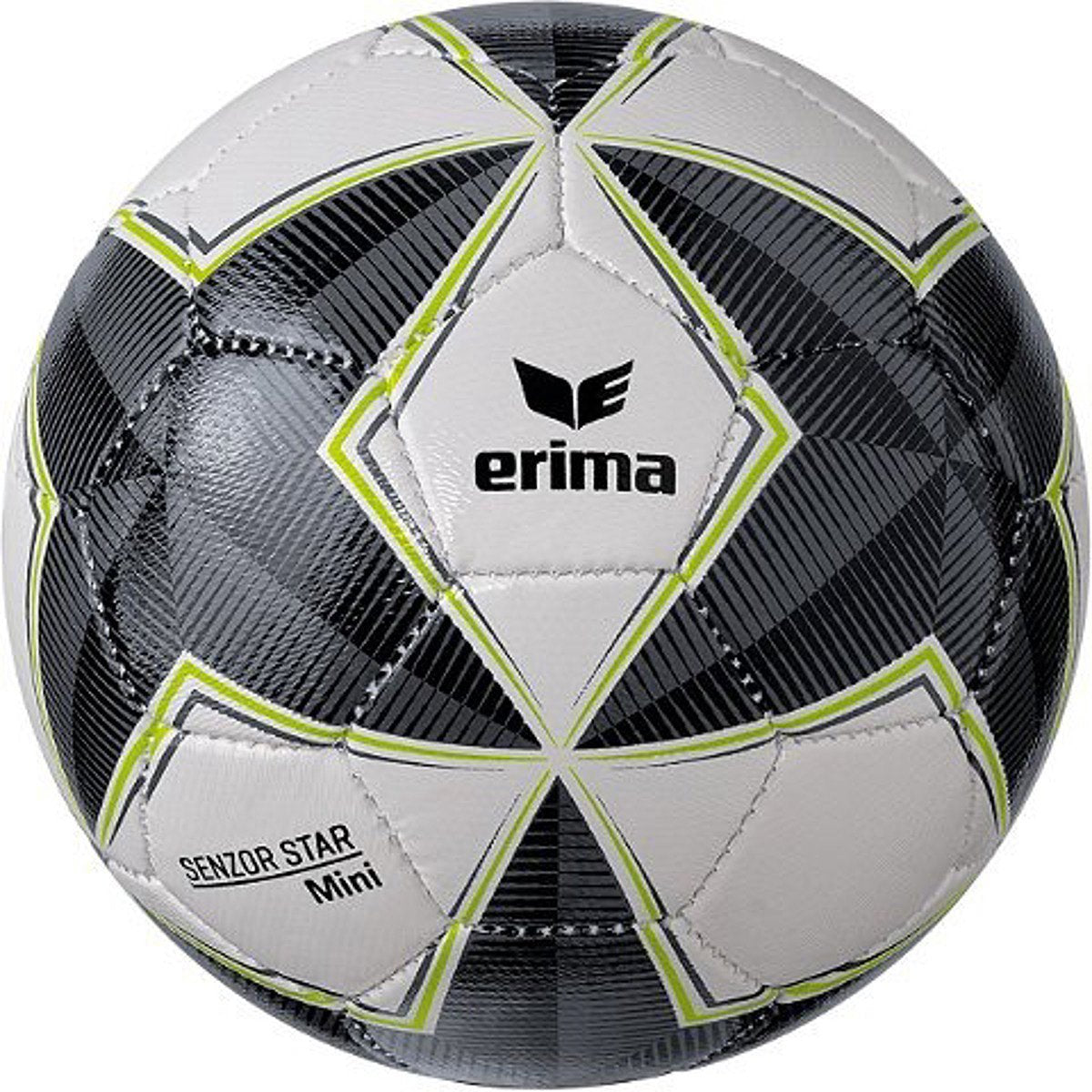 Erima Senzor Star Match Miniball - Schwarz Grau | Größe: 00