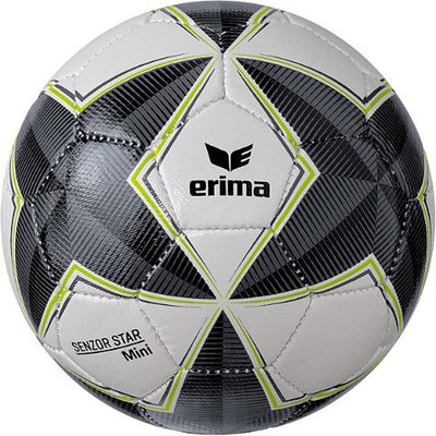 Erima Senzor Star Match Miniball - Schwarz Grau | Größe: 00