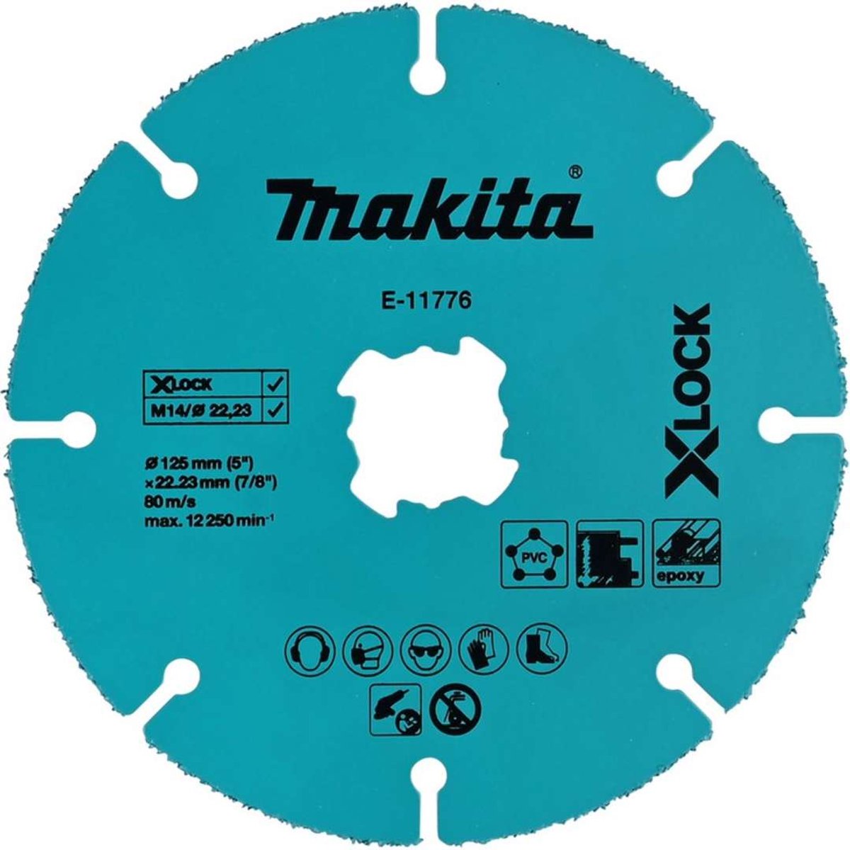 Makita Zubehör Trennscheibe 125x22,23x2,0mm - e-11776 e-11776