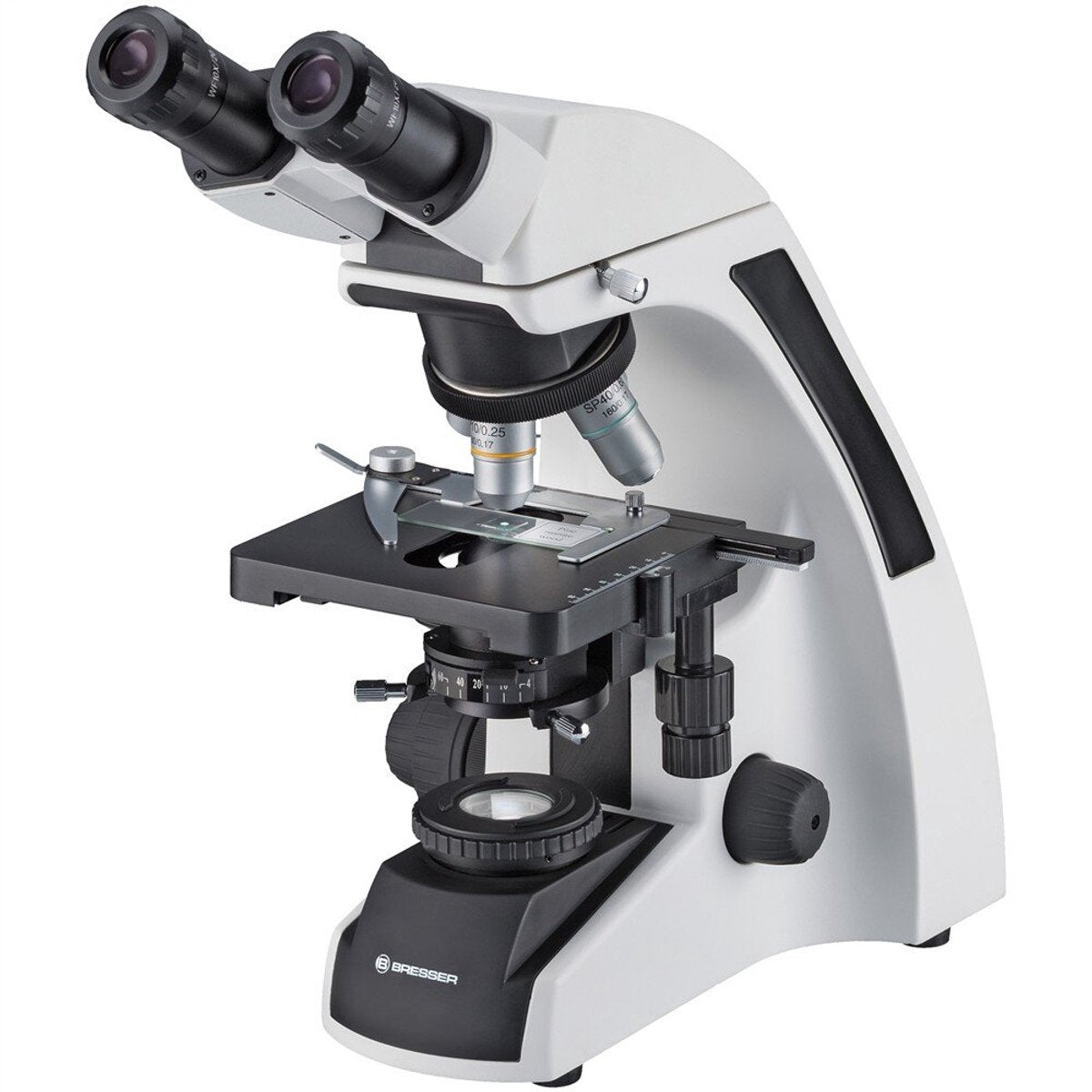 Bresser-Mikroskop - Science TFM-201 Bino - 40x-1000x Vergrößerung - Weiß Schwarz