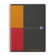 Oxford International Task Manager B5 80 Blatt flexibler Kunststoffeinband grau