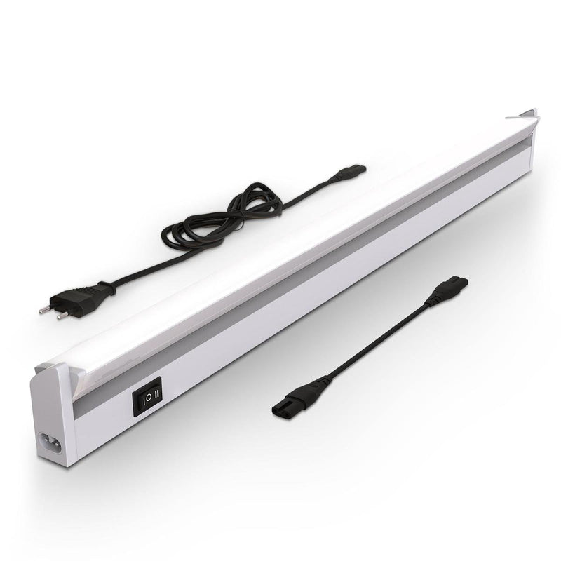 B.K. Licht – CCT-Küchenbeleuchtung – Schrankbeleuchtung – LED-Unterschrankbeleuchtung – Farbtemperatur einstellbar – Titan – 8 W LED