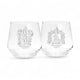 Harry Potter Gryffindor Slytherin Unisex-Glasset – transparent – Standard