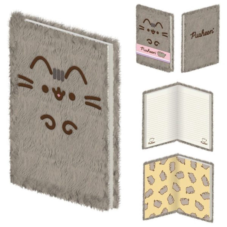 Sans Marque Pusheen (verspieltes) Plüsch-Notizbuch ohne Marke