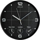 Unilux On Time Uhr – Metallic-Grauweiß