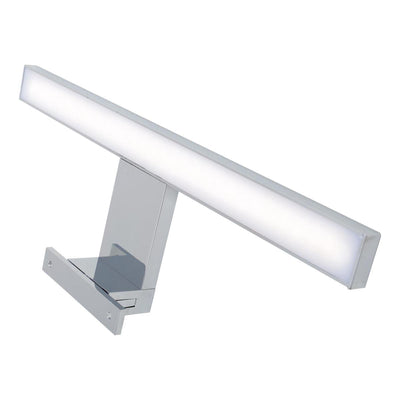 Briloner dünn - LED-Spiegellampe - Spiegelbeleuchtung Badezimmer - neutralweißes Licht 4.000k - 5w - 500 lm - Chrom - 30cm