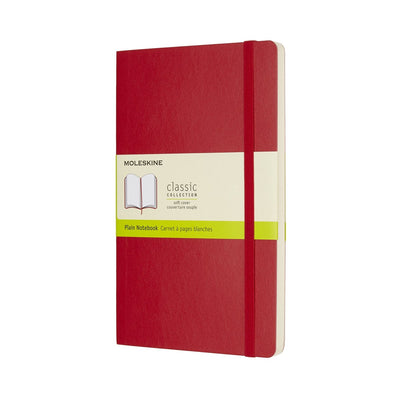 Moleskine klassisches Notizbuch – groß – Softcover – leer – rot