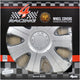 Carpoint Radkappen Racing 15 Zoll ABS Silber 4er-Set