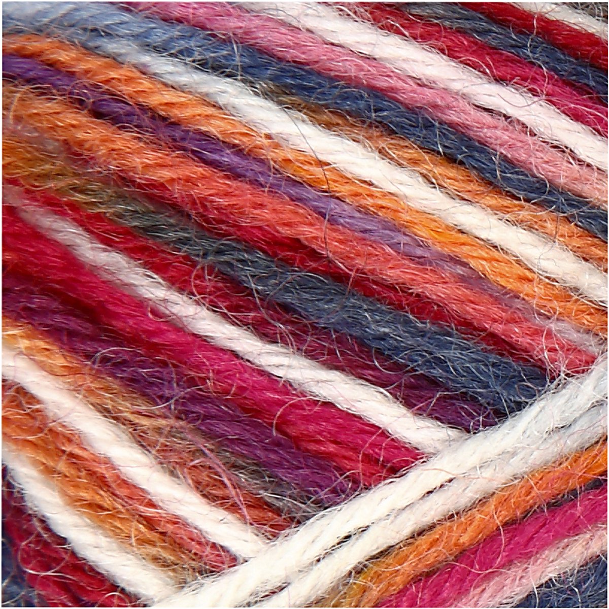 Creativ Company Sockengarn Blau Rot, 200m