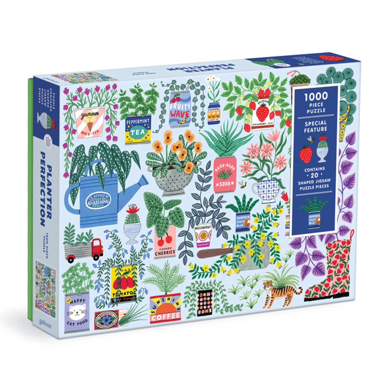 Planter Perfection 1000-teiliges Puzzle mit geformten Teilen