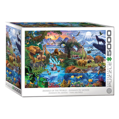 Eurographics – Terrestrisches Gauna [Tierleben auf der Erde] – Steve Crisp – 5000 Teile 101,5 x 152,5 cm (B x H) – Puzzle