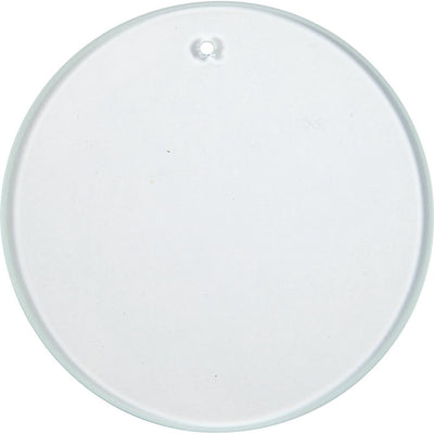 Creativ Company Glasplatten, rund, D 7 cm, Stärke 3 mm, 10 Stück 1 Box