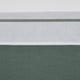 Meyco Babybettlaken mit Paspelierung – Waldgrün – 100 x 150 cm – 0,3 Tog