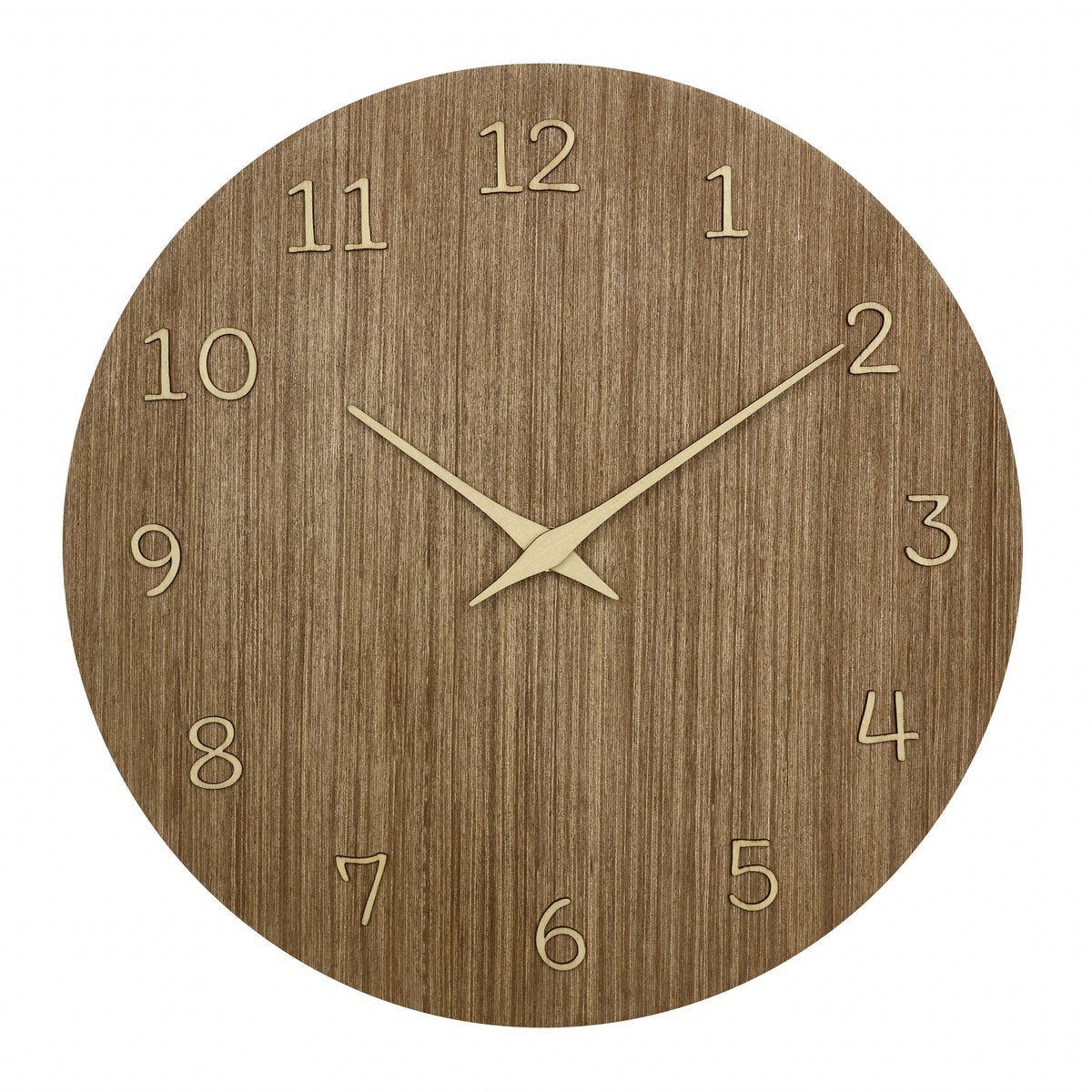 Tfa dostmann tfa wanduhr – dunkles naturholz – d30 cm – holz – wanduhr – rund