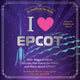 Disney Ich liebe Geschenkbuchreihen – ich liebe Epcot