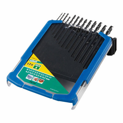 Wolfcraft - Metallbohrer-Set HSS gewalzt - ø 1,5 bis 6,5 mm - 13-teilig - Metallbohrer-Set - 7104000