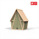 Exit Toys Exit Yuki 100 Spielhaus – Outdoor-Spielhaus – Kinder