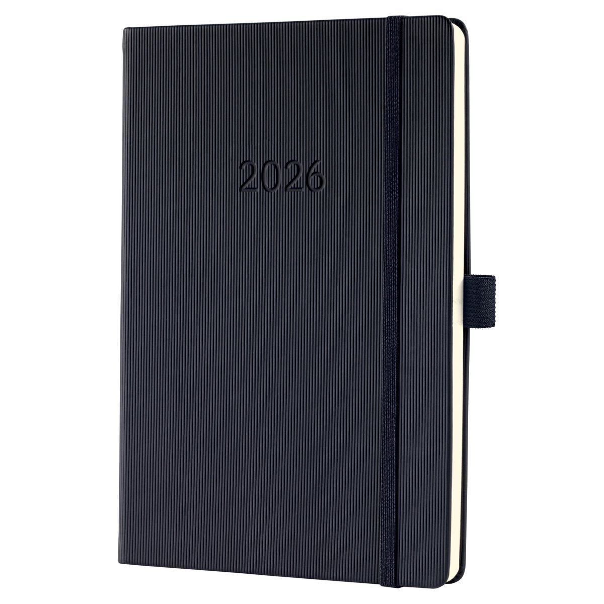 Sigel Wochenkalender 2026 Conceptum – Größe A5 – mit extra Platz für Notizen – Schwarz – Hardcover – SI-C2614