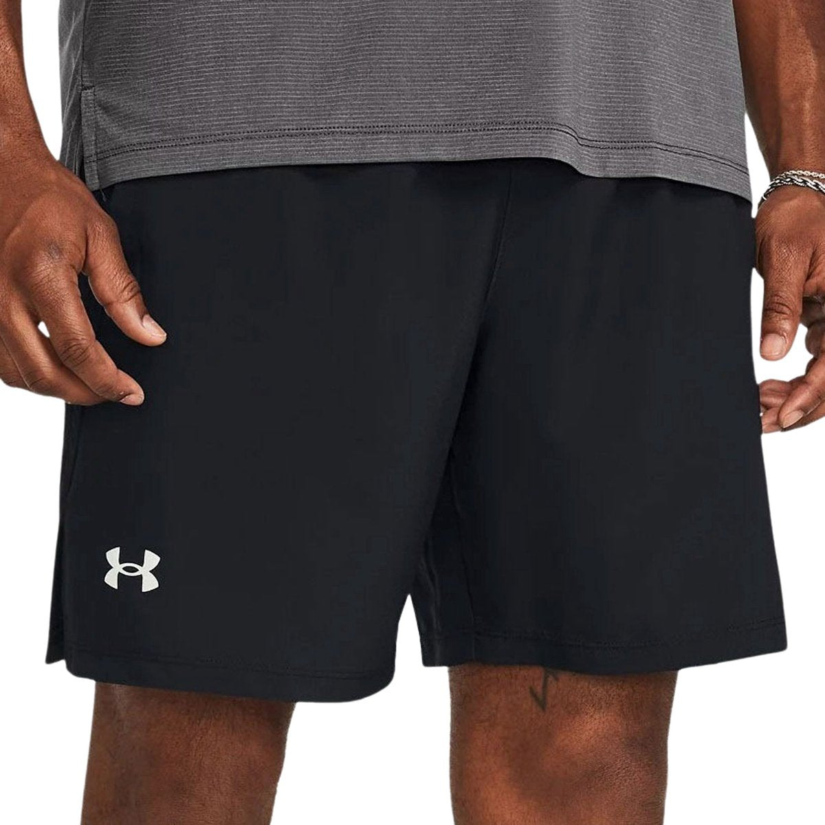 Under Armour UA Launch 7'' Shorts Herren Sporthose - Schwarz - Weiß
