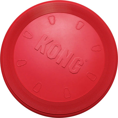 Kong Flyer S – Kauspielzeug – 254 mm x 176 mm x 18 mm – rot
