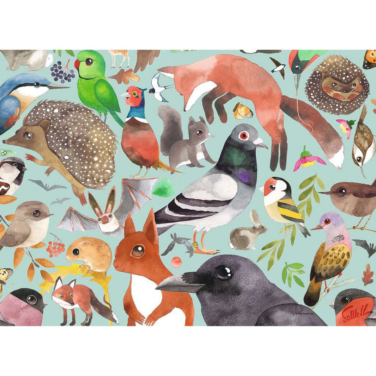 Ravensburger Puzzle Gartenbesucher – 500 Teile Puzzle.