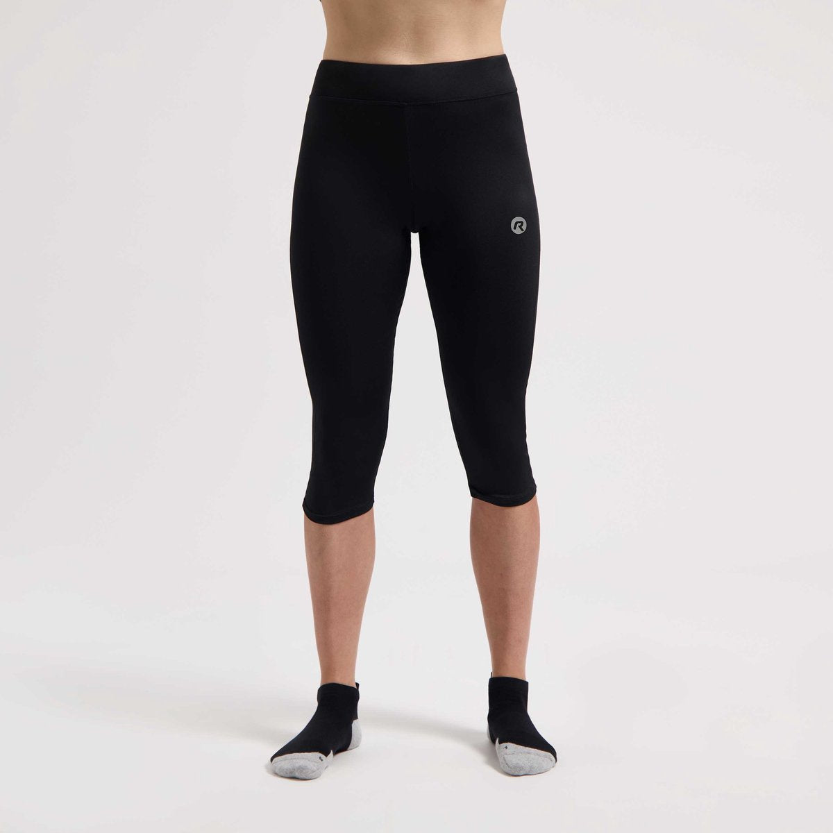 Rogelli Core Dreiviertel-Laufhose Damen – Schwarz – M