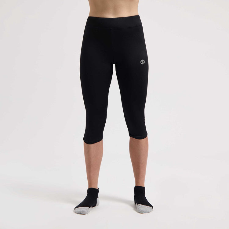 Rogelli Core Dreiviertel-Laufhose Damen – Schwarz – M