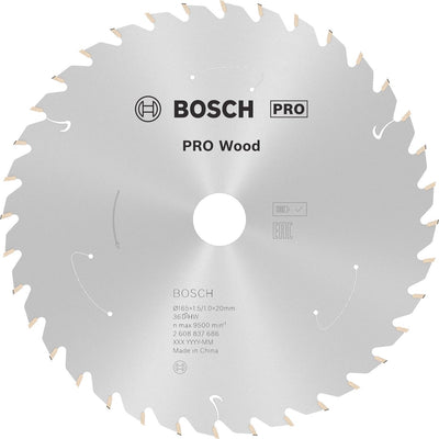 Bosch Standard für Holz - Kreissägeblatt - 165 mm - 20 mm - 36 Zähne