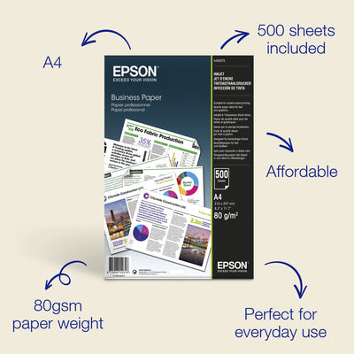 Epson-Geschäftspapier – A4 – 80 g m² – 500 Blatt