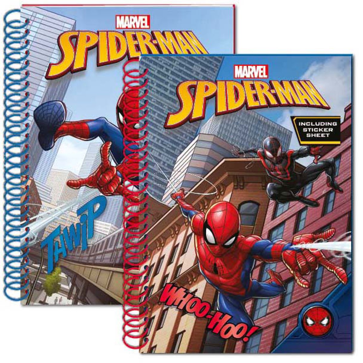 Spiderman Glitter Notebook