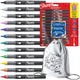 Sharpie-Acrylmarker-Set – Pinselstift in 12 Farben
