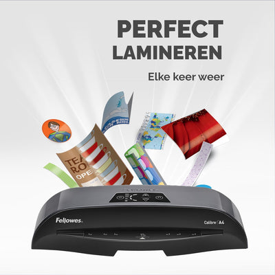 Laminiermaschine Fellowes Kaliber A4 11x45x145m schwarz