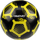 Avento Mini-Fußball - Power Strike - Schwarz Gelb - Größe 3 - ø ca. 19 cm