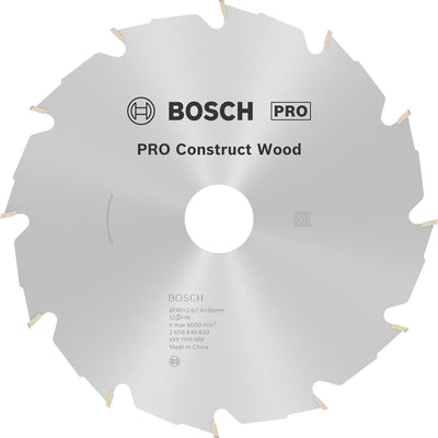 Bosch cirkzb constr. Holz 190x30x2,6 12t fwf