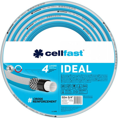 Cellfast Ideal – Gartenschlauch 4 Lagen – 3 4 – 50 m – blau