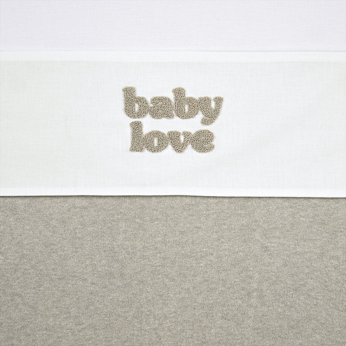 Meyco Baby Baby Love Bettlaken – Sand Melange – 100 x 150 cm – 0,3 Tog