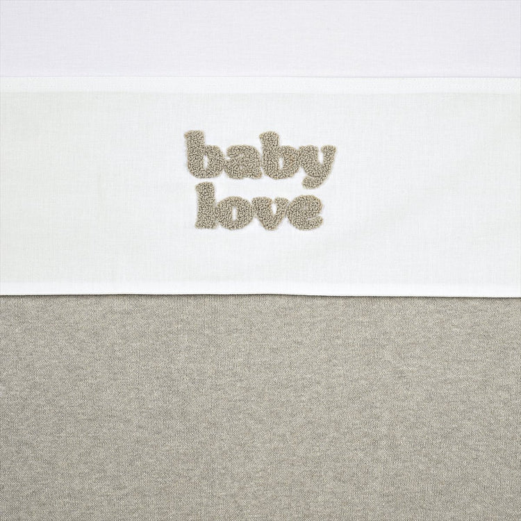 Meyco Baby Baby Love Bettlaken – Sand Melange – 100 x 150 cm – 0,3 Tog