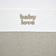 Meyco Baby Baby Love Bettlaken – Sand Melange – 100 x 150 cm – 0,3 Tog