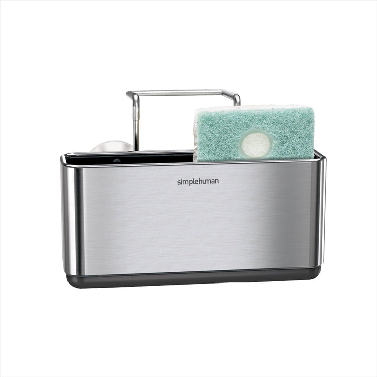 Simplehuman Spülbecken-Organizer aus Edelstahl – 17 x 16 x 11 cm – Silber