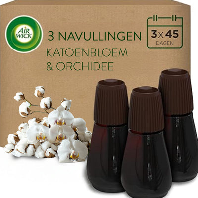 Automatischer Lufterfrischer Air Wick Essential Mist – Leinen – 3 Nachfüllungen