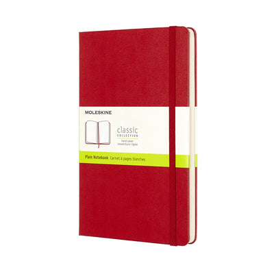 Klassisches Moleskine-Notizbuch – groß – Hardcover – leer – rot