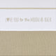 Meyco Baby „Love You to the Moon“-Rückenbettlaken – Sand – 100 x 150 cm – 0,3 Tog