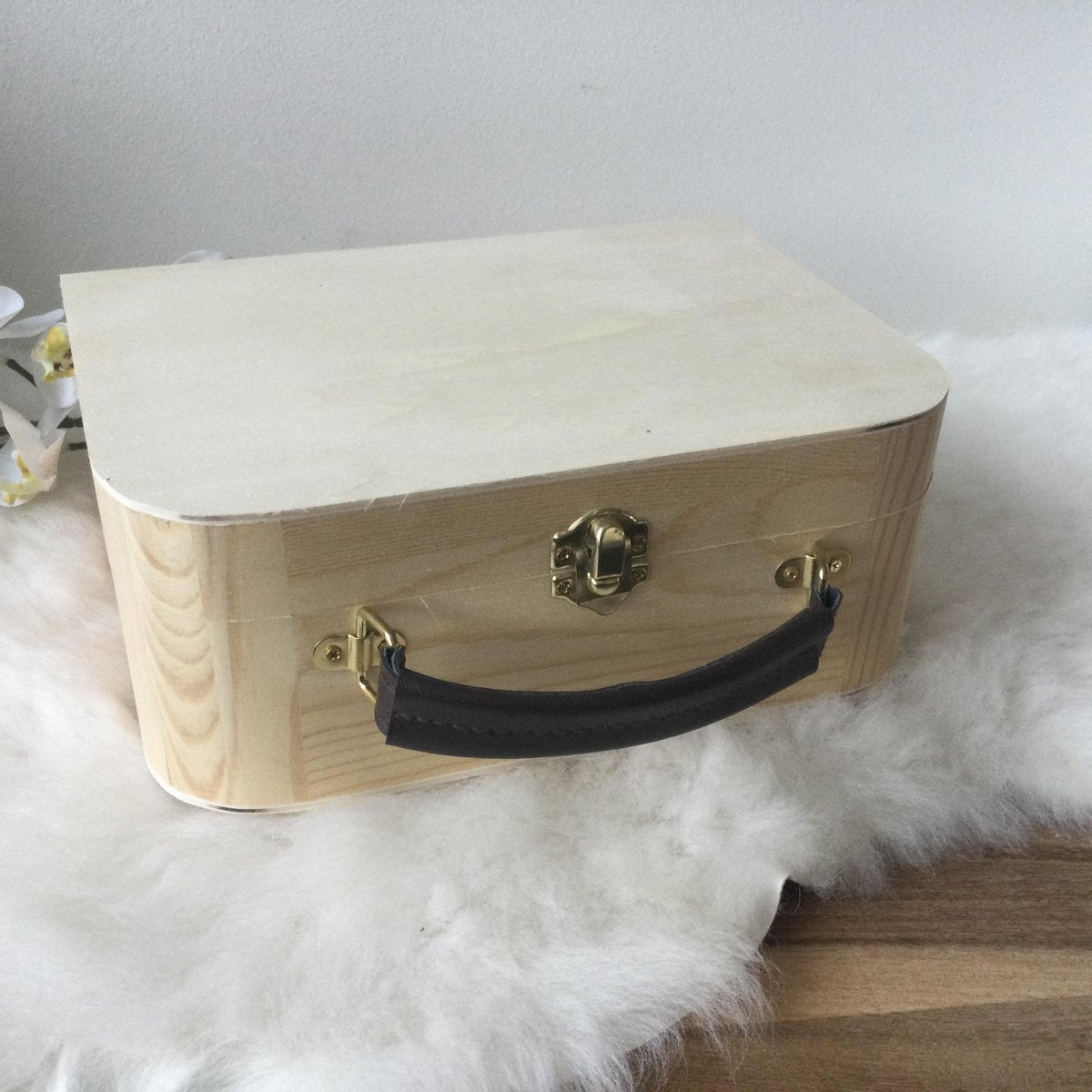 Holzklappschaffe mit Ledergriffkiefern