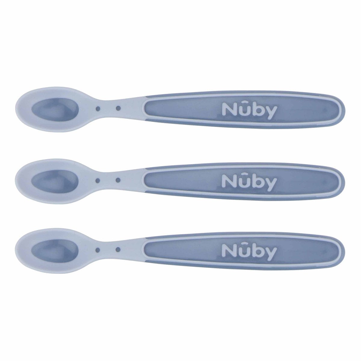 Nûby nuby - hitzeempfindliche Babylöffel - Farbe nicht wählbar - 3 Stk