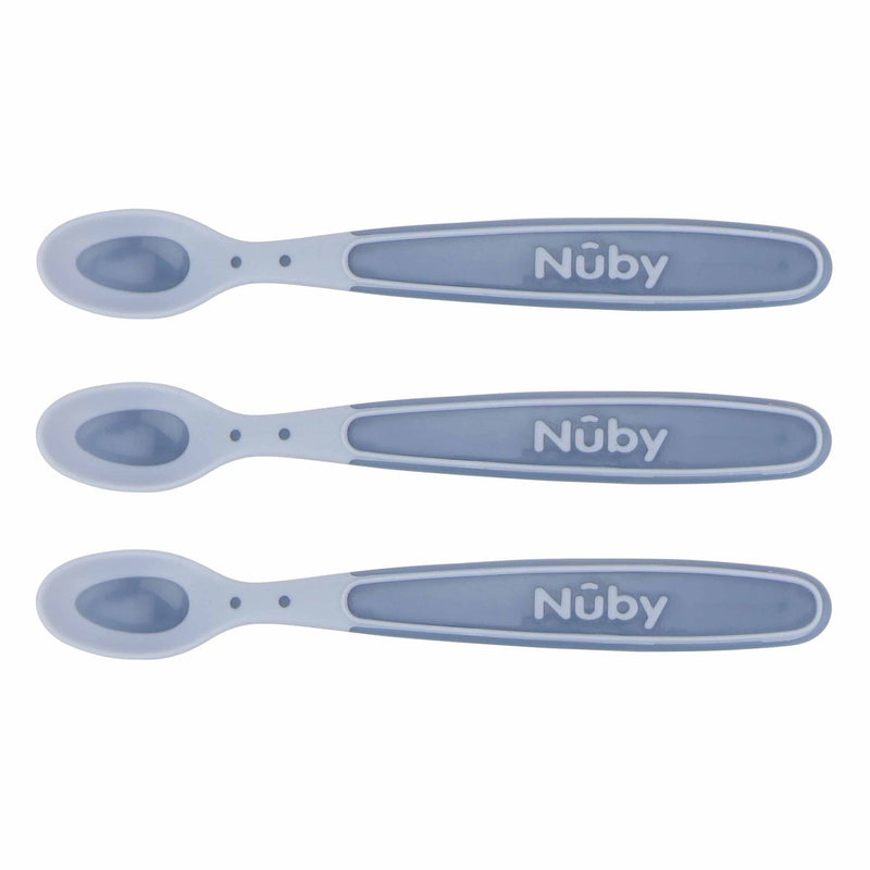 Nûby nuby - hitzeempfindliche Babylöffel - Farbe nicht wählbar - 3 Stk