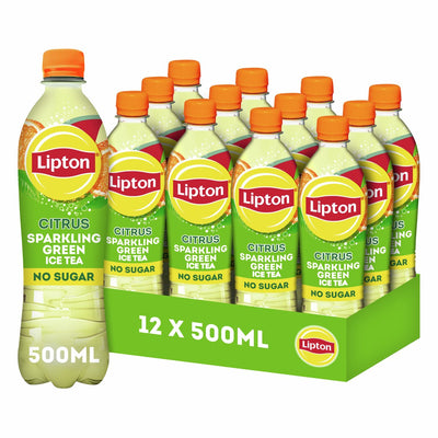 Lipton Eistee grün prickelnde Zitruskapsel (12x 0,5 Liter)