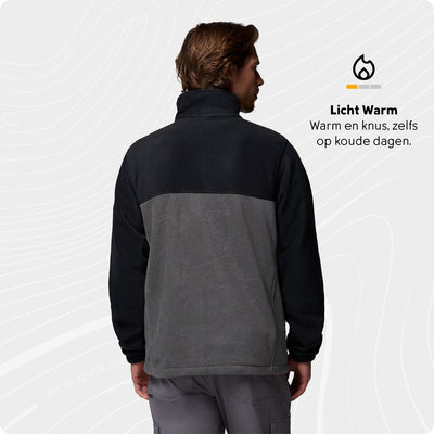Columbia Steens Mountain™ Full Zip 2.0 Fleecejacke Herren – Fleecejacke mit durchgehendem Reißverschluss – Fleeceweste – Schwarz – Größe XL