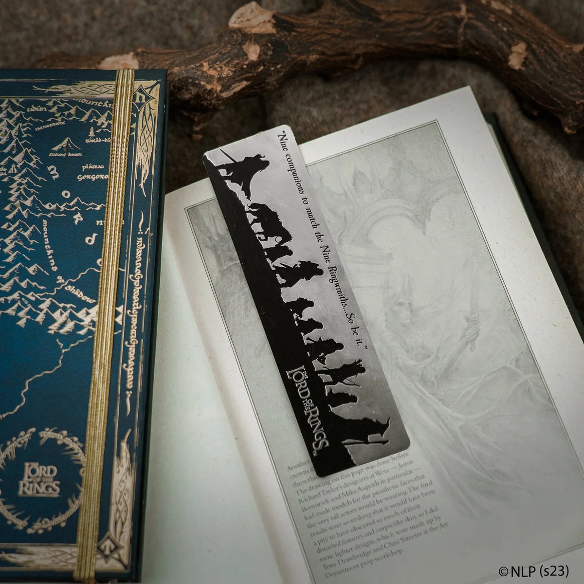 Cinereplicas Herr der Ringe Lesezeichen Fellowship of the Ring 14 x 4 cm Briefpapier