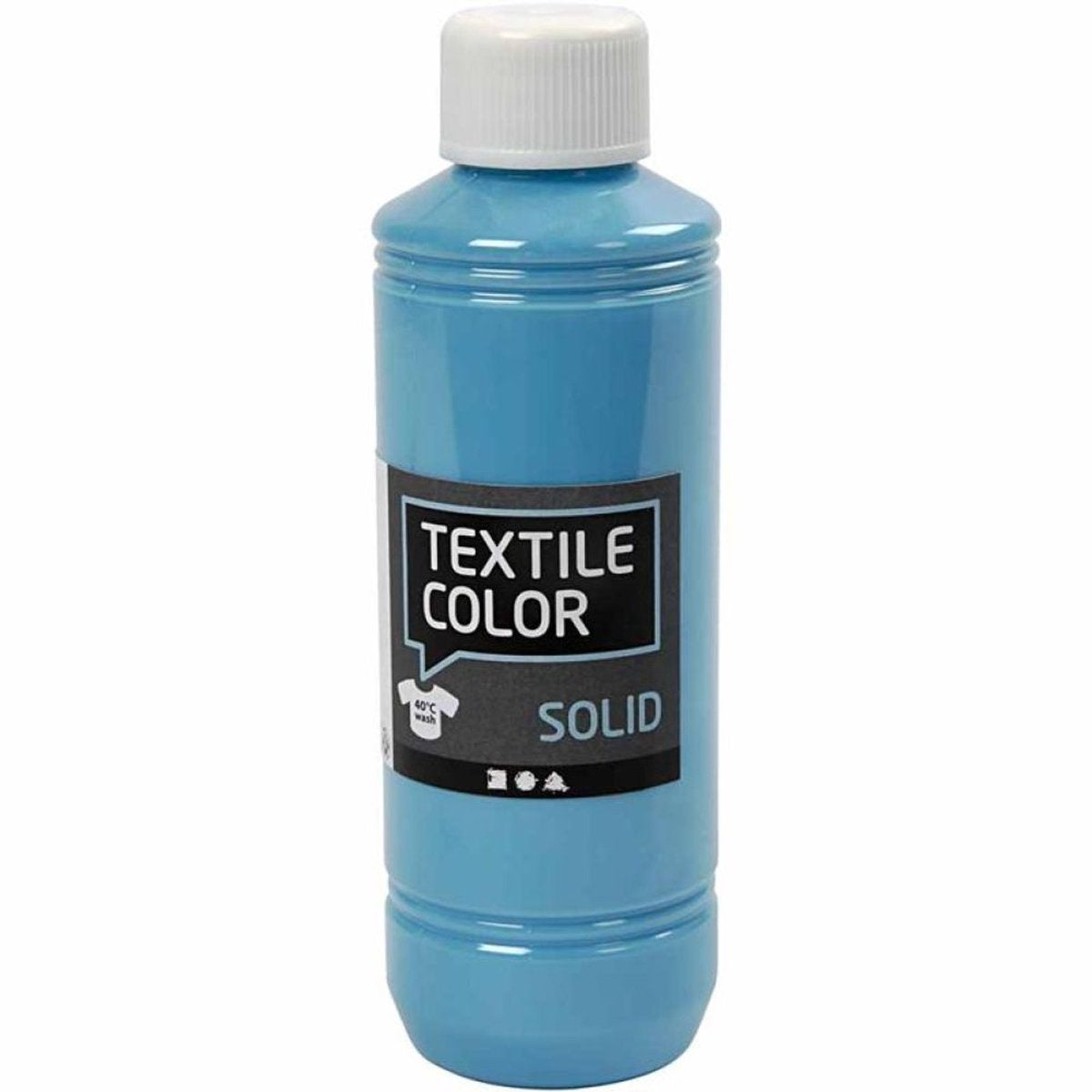Kreativfirma Textil Farbabdeckung Textilfarbe türkisblau, 250 ml