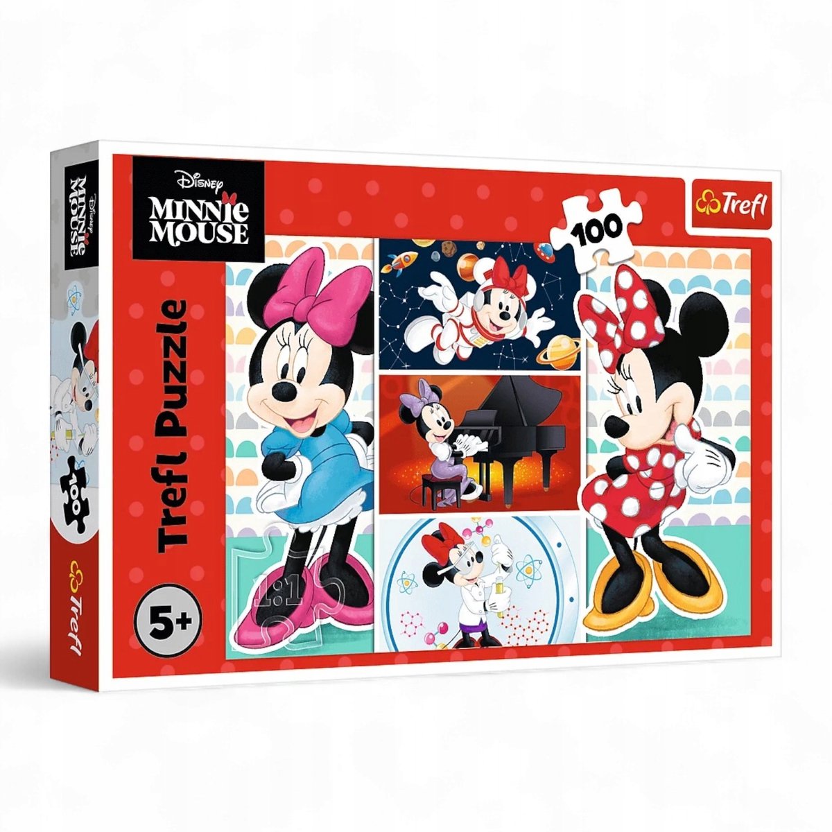 Trefl Puzzle 100 Teile – Fröhliche Minnie Maus